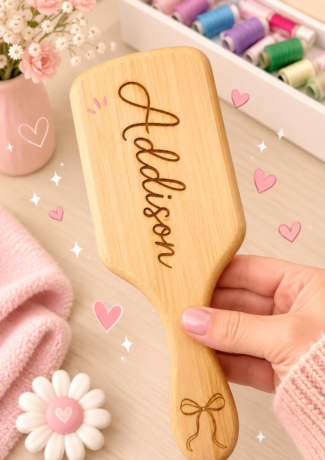 Wooden Hair Brush