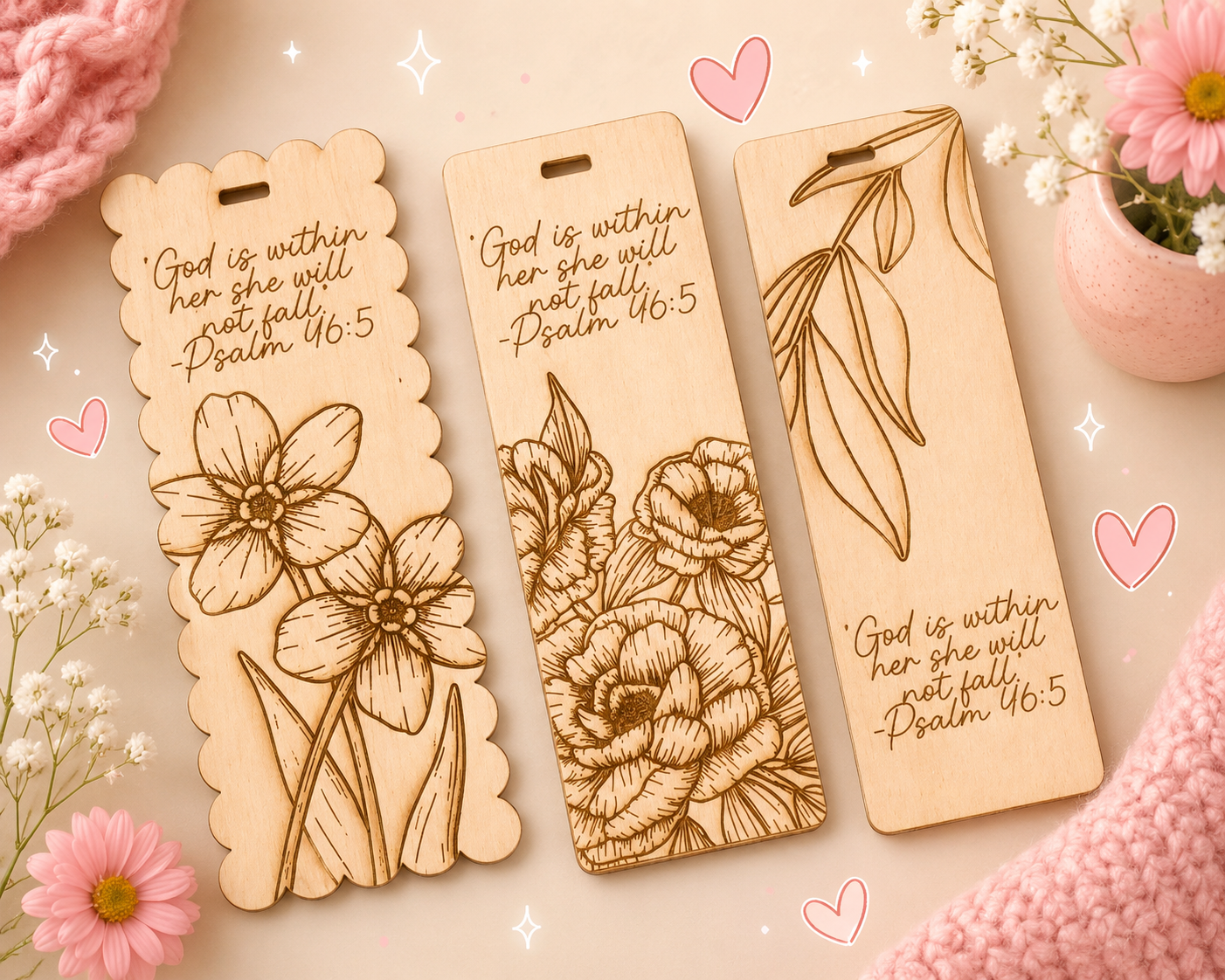 Wooden Bookmarks